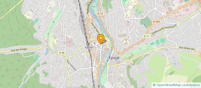 localisation de l'entreprise LE WAGON à EPINAL