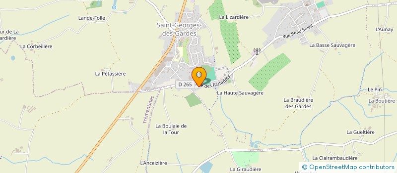 localisation de l'entreprise LE WAGON LUNE à CHOLET