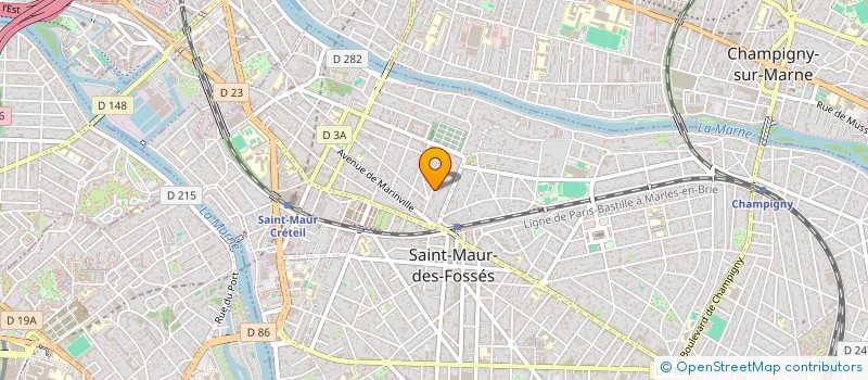 localisation de l'entreprise LE WANDER BAR à SAINT-MAUR-DES-FOSSES