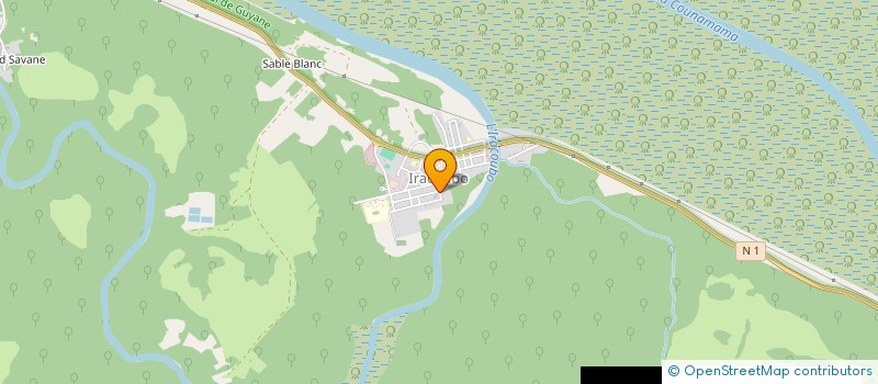 localisation de l'entreprise LE WAW  IRACOUBO