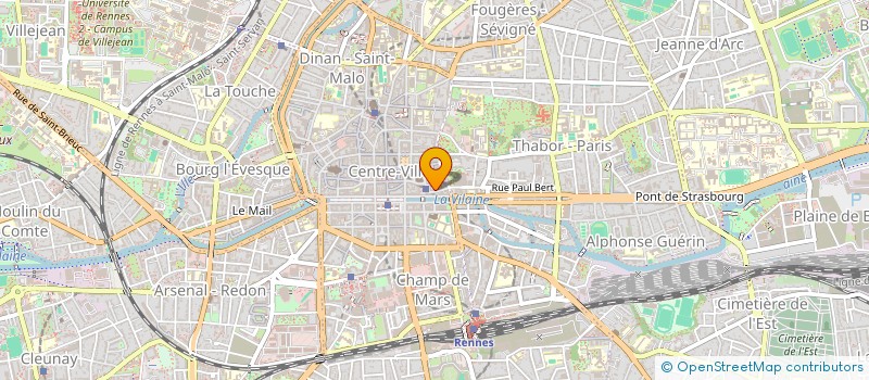 localisation de l'entreprise LE WEB CELTIC à RENNES