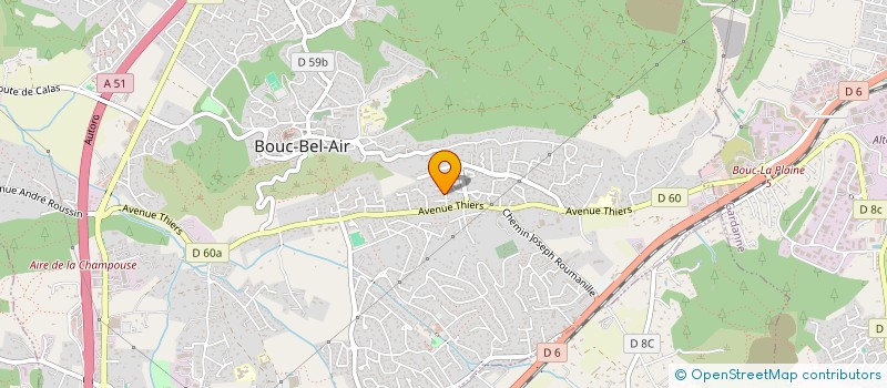 localisation de l'entreprise LE WEB CENTER à BOUC-BEL-AIR