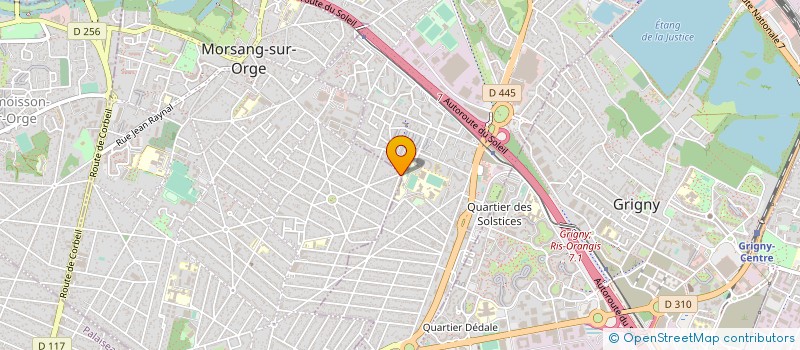 localisation de l'entreprise LE WEBNEW MEDIA  MORSANG-SUR-ORGE