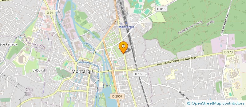 localisation de l'entreprise LE WEEK-END  MONTARGIS