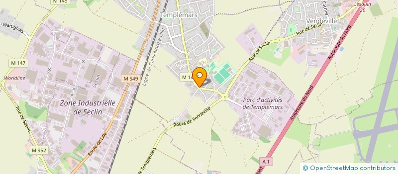 localisation de l'entreprise LE WEEK-END  TEMPLEMARS