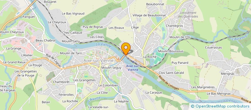 localisation de l'entreprise LE WELCOM à AIXE-SUR-VIENNE