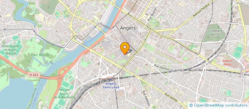 localisation de l'entreprise LE WELCOME à ANGERS