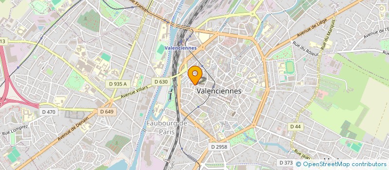 localisation de l'entreprise LE WELLINGTON  VALENCIENNES