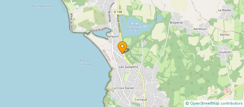 localisation de l'entreprise LE WELSH à SAINT-GILDAS-DE-RHUYS