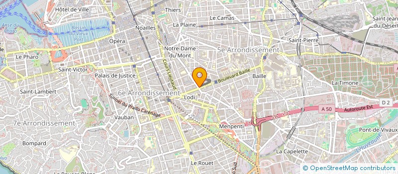 localisation de l'entreprise LE WEPLER  MARSEILLE