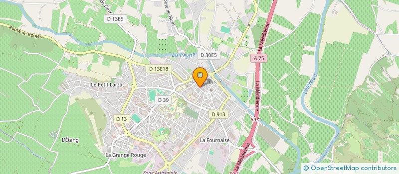 localisation de l'entreprise LE WET STATE  PEZENAS