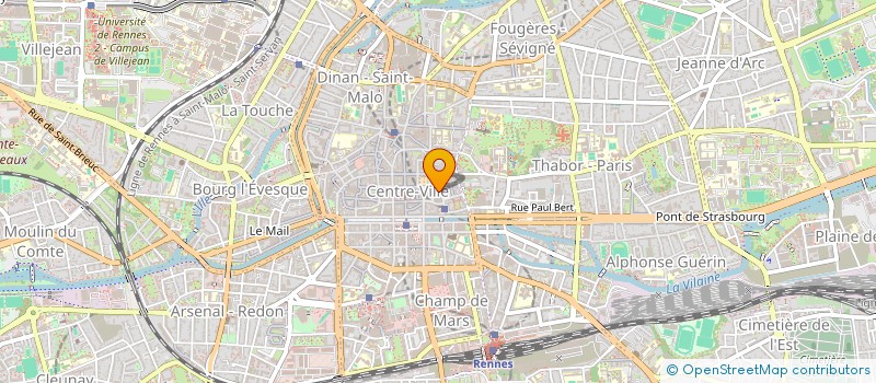 localisation de l'entreprise LE WHITE 35  RENNES