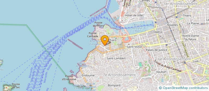 localisation de l'entreprise LE WHITE LOUNGE à MARSEILLE