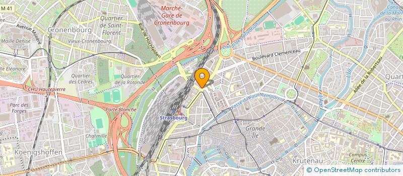 localisation de l'entreprise LE WIL-SON  STRASBOURG