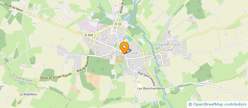 localisation de l'entreprise LE WILLING'HAM PUB  LE GRAND-LUCE