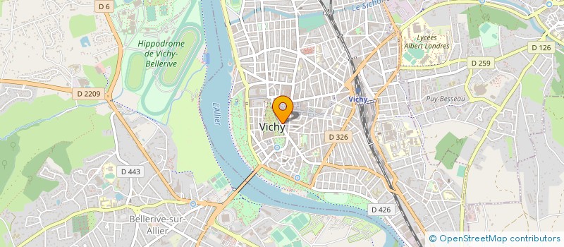 localisation de l'entreprise LE WILSON à VICHY