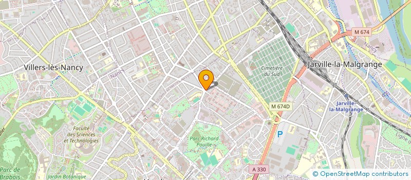 localisation de l'entreprise LE WILSON  VANDUVRE-LES-NANCY