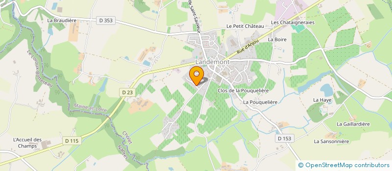 localisation de l'entreprise LE WOOHPSTOCK à OREE-D'ANJOU
