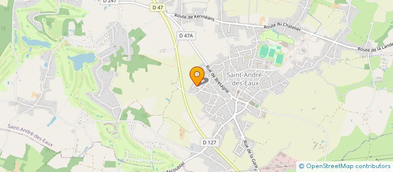 localisation de l'entreprise LE XV  SAINT-ANDRE-DES-EAUX