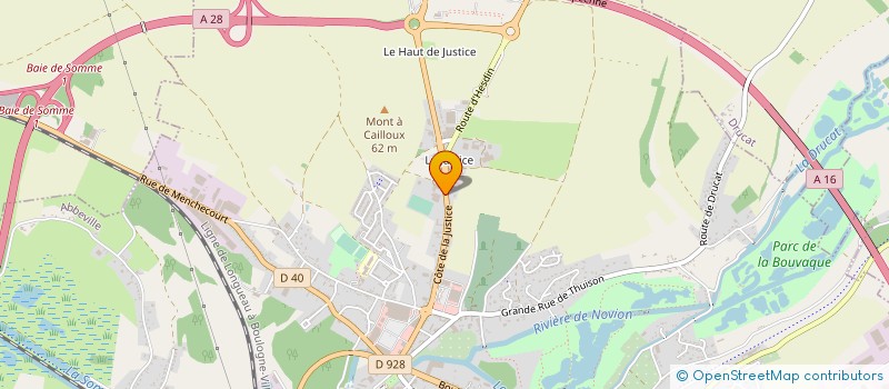 localisation de l'entreprise LE XV D ABBEVILLE à ABBEVILLE
