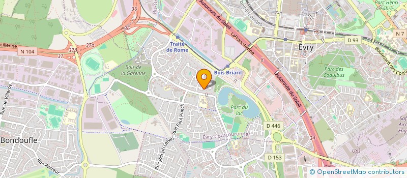 localisation de l'entreprise LE XVIEME  EVRY-COURCOURONNES