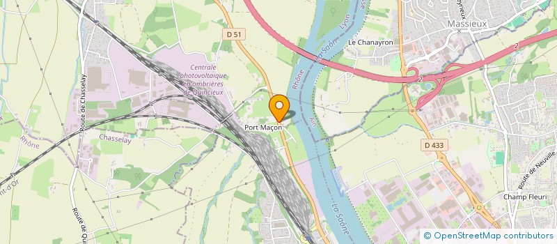 localisation de l'entreprise LE YACHT DE SAINT GERMAIN  SAINT GERMAIN AU MONT D'OR