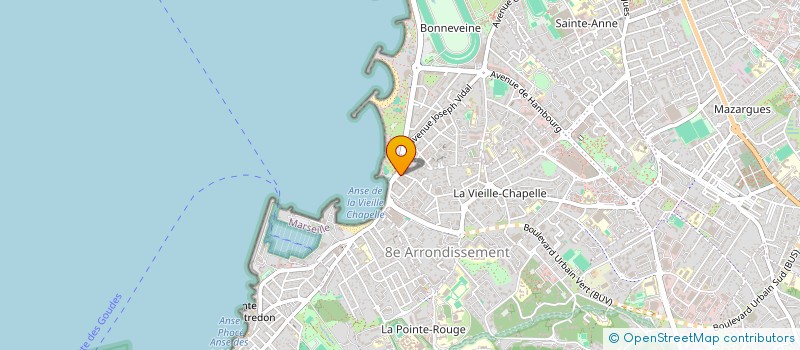 localisation de l'entreprise LE YACHTING à MARSEILLE 8
