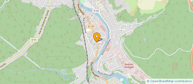localisation de l'entreprise LE YAMO à EPINAL