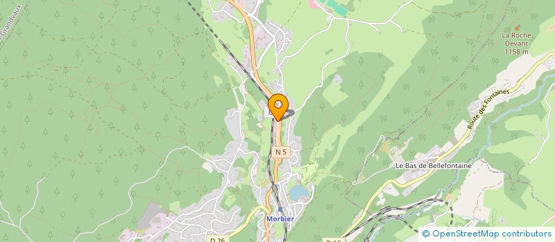 localisation de l'entreprise LE YETI  MORBIER