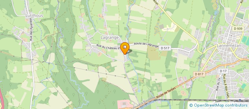 localisation de l'entreprise LE YETI à LAGRANGE
