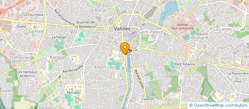 localisation de l'entreprise LE YETI VANNES à VANNES
