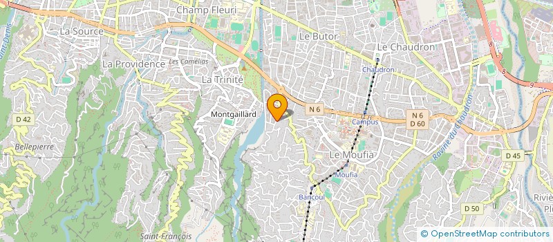 localisation de l'entreprise LE YOGA DE COLETTE à SAINT-DENIS