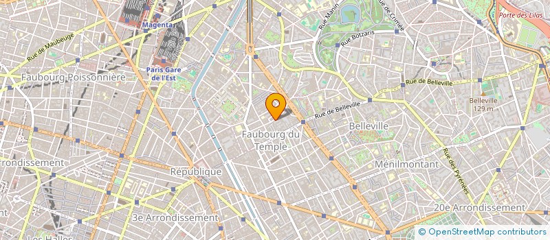 localisation de l'entreprise LE YOGA DU BUISSON à PARIS