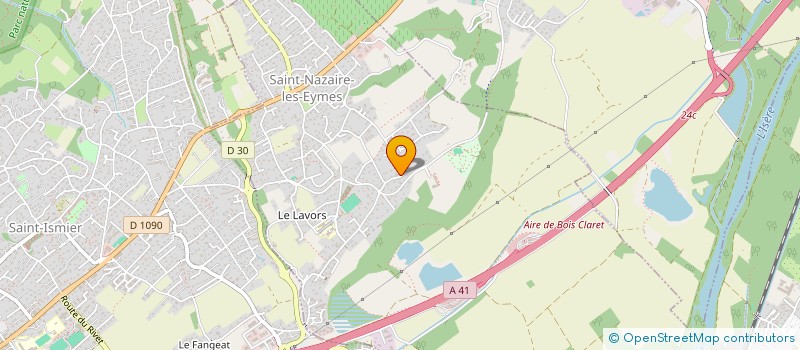 localisation de l'entreprise LE YOGA INFINI  SAINT-NAZAIRE-LES-EYMES