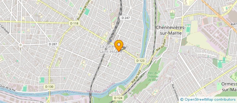 localisation de l'entreprise LE YOGA POUR CHACUN à SAINT-MAUR-DES-FOSSES
