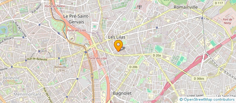 localisation de l'entreprise LE ZAFFERANO à LES LILAS