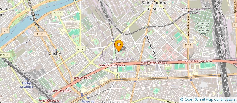 localisation de l'entreprise LE ZAKSONGO MARIE-CECILE à SAINT-OUEN-SUR-SEINE