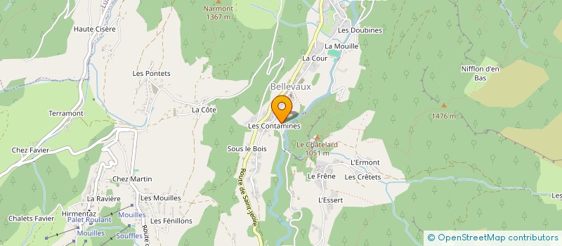 localisation de l'entreprise LE ZAMBARBOUK  BELLEVAUX