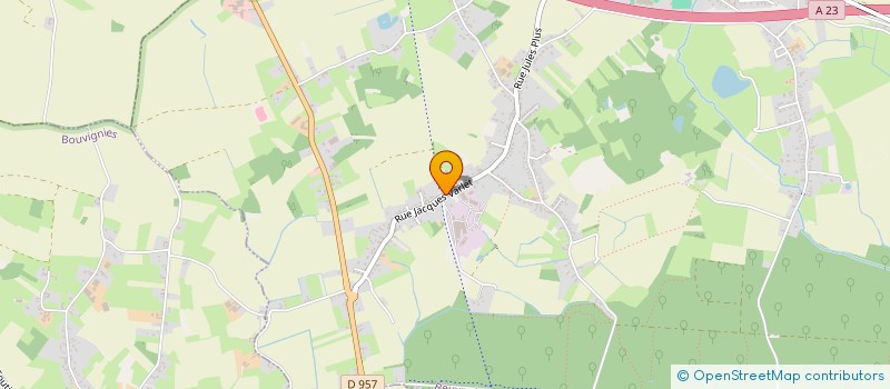 localisation de l'entreprise LE ZAMIS DE LA GARE  BEUVRY-LA-FORET