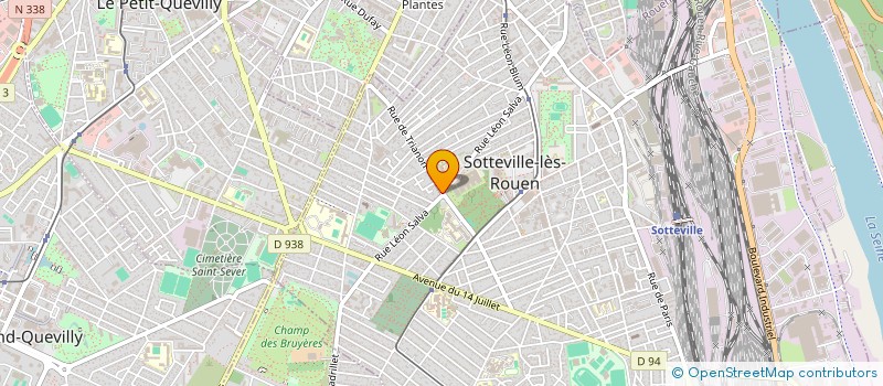 localisation de l'entreprise LE ZAMOTH  SOTTEVILLE-LES-ROUEN