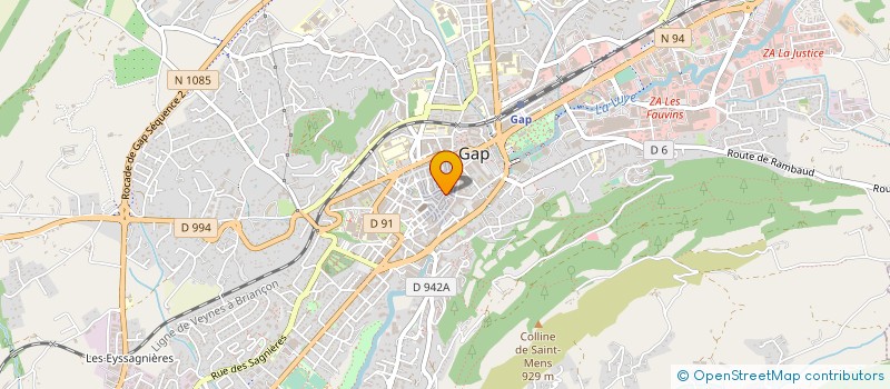 localisation de l'entreprise LE ZANZI BAR  GAP