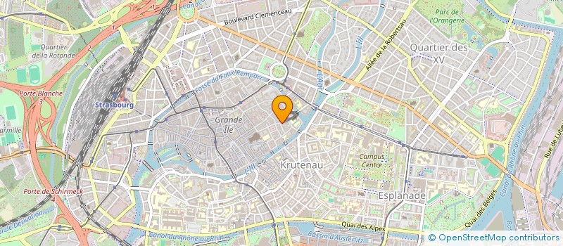 localisation de l'entreprise LE ZANZIB'ART à STRASBOURG