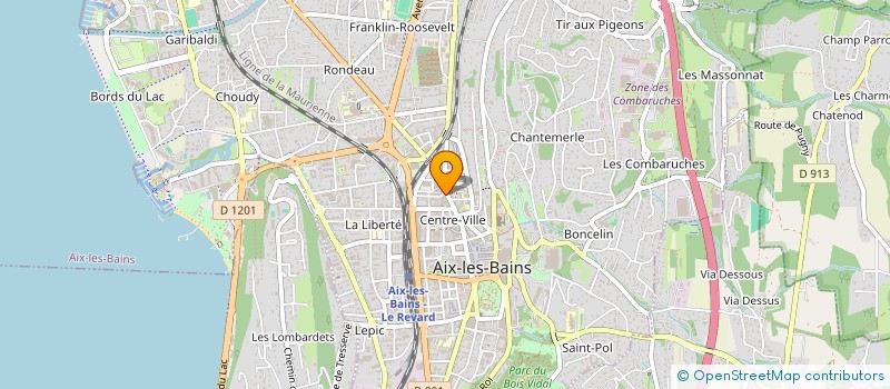 localisation de l'entreprise LE ZANZIBAR CKL  AIX-LES-BAINS