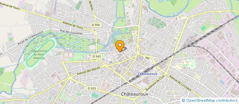 localisation de l'entreprise LE ZARATAN - COLLECTIF D'ARTISTES à CHATEAUROUX