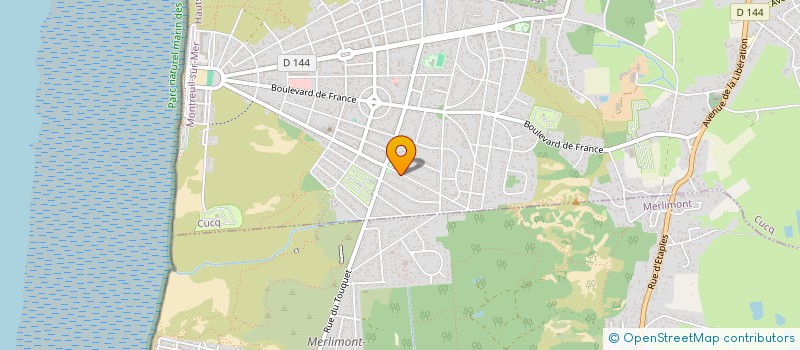 localisation de l'entreprise LE ZAZEN  CUCQ