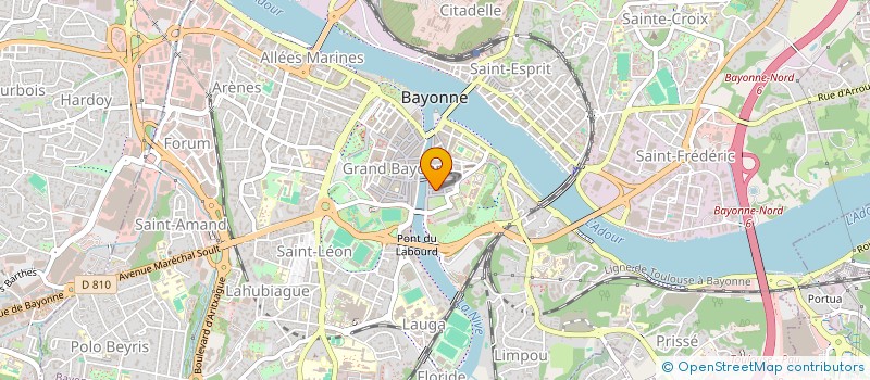 localisation de l'entreprise LE ZAZPI à BAYONNE