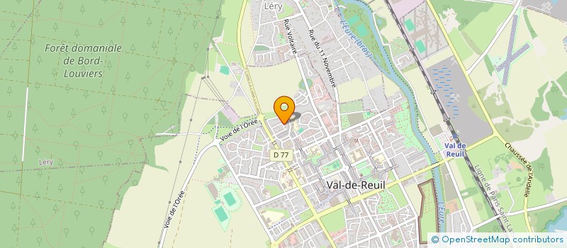 localisation de l'entreprise LE ZEBRE à VAL-DE-REUIL