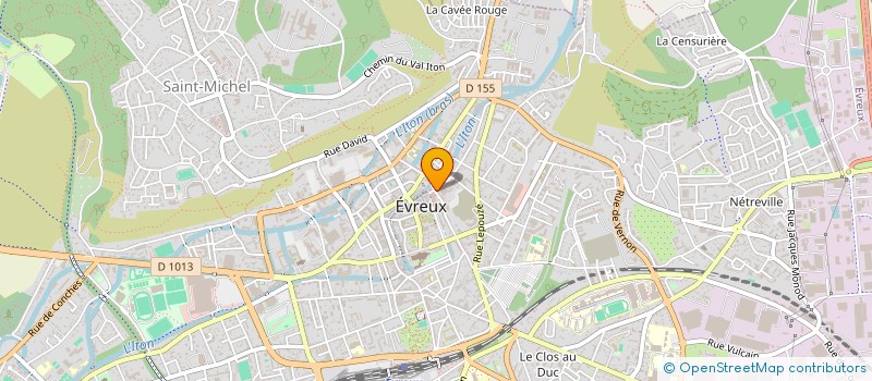 localisation de l'entreprise LE ZEBRE  EVREUX