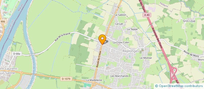 localisation de l'entreprise LE ZEBRE IMMOBILIER à REPLONGES