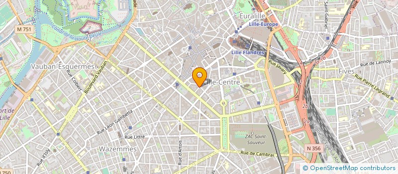 localisation de l'entreprise LE ZEBU à LILLE